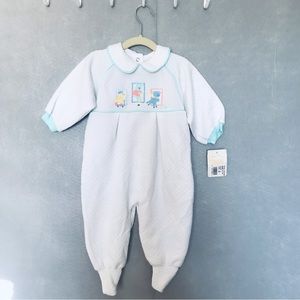 Vintage NWT rare Unisex baby Dior footsie pajama size L(18-23lbs)